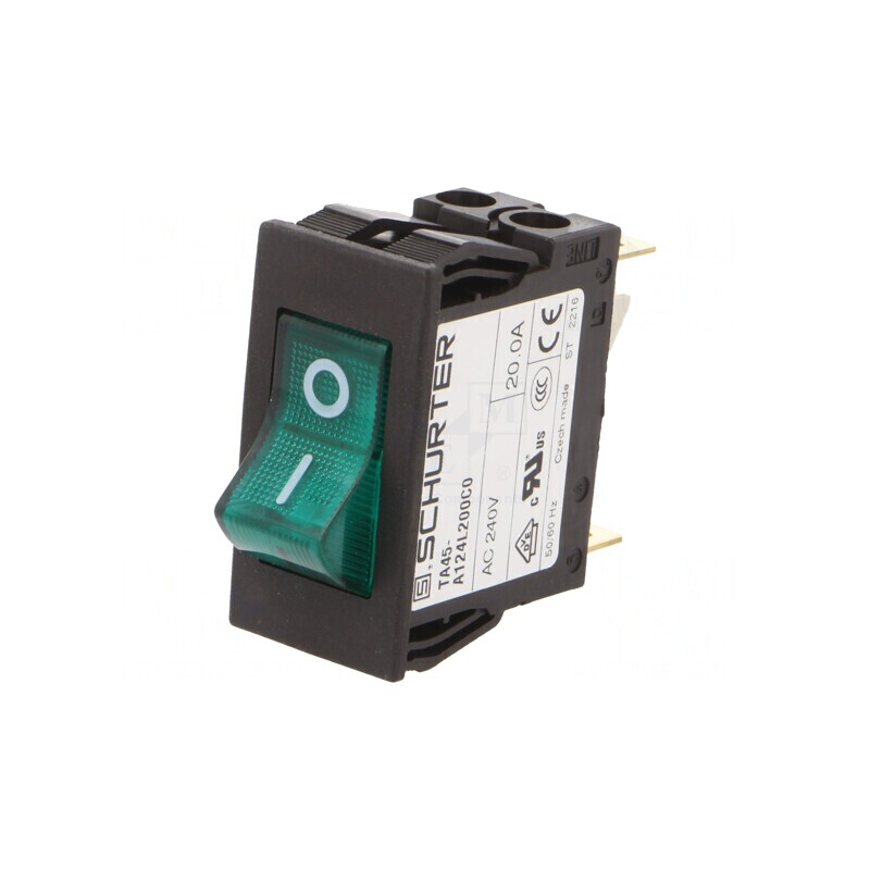 Întrerupător de supracurent 20A MCB | Electronic-mag.ro | Componente Electronice