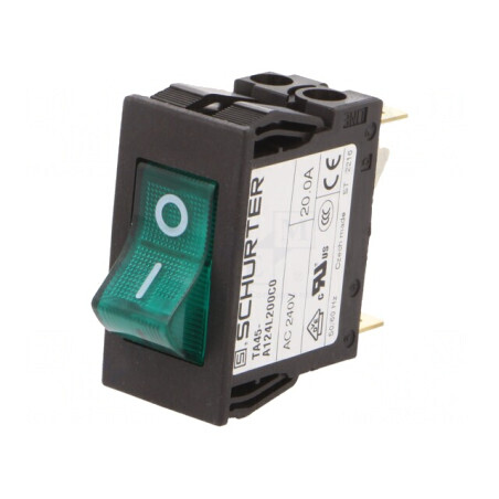 Întrerupător de supracurent 20A MCB | Electronic-mag.ro | Componente Electronice
