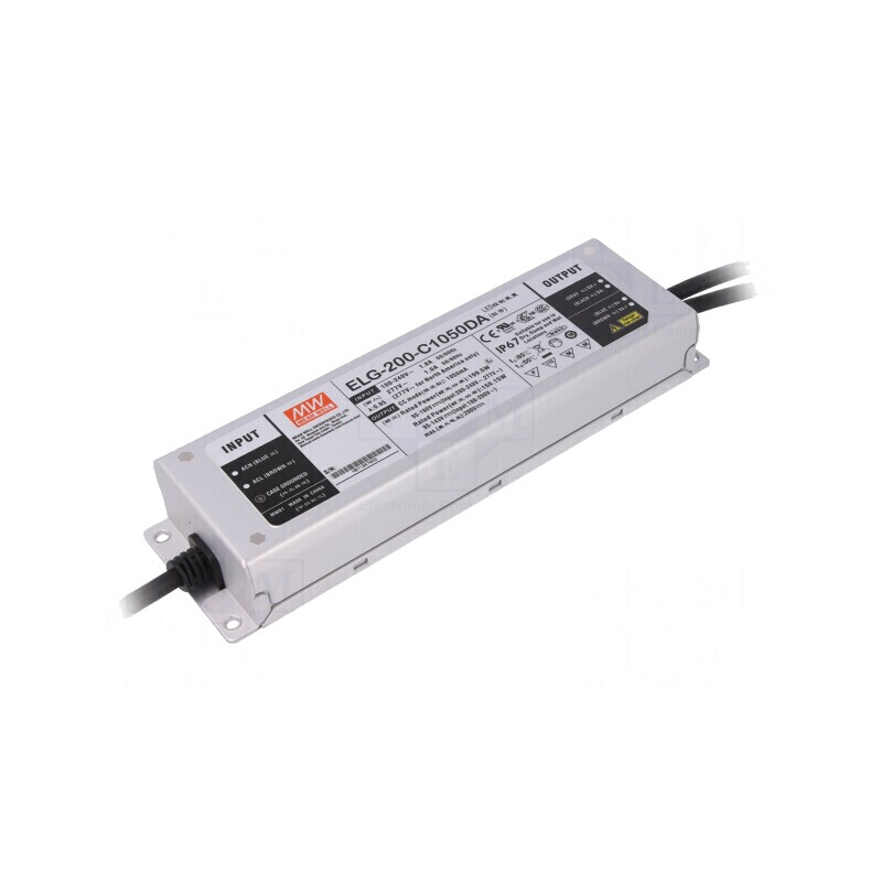 Alimentator LED 200W DALI 95-190V | Electronic-mag.ro | Componente Electronice