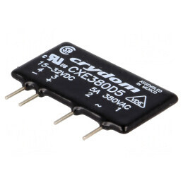 Releu Semiconductor 15-32VDC 5A 48-530VAC THT SIP CXE380D5 | Electronic-mag.ro | Componente Electronice