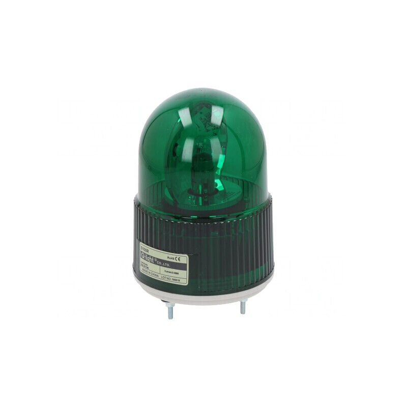 Semnalizator Luminos Rotativ Verde 24VDC IP44 | Electronic-mag.ro | Componente Electronice