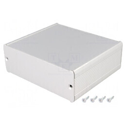 Carcasă aluminiu gri TUF 120x100x42mm | Electronic-mag.ro | Componente Electronice