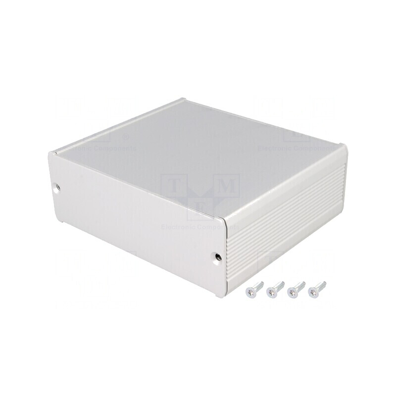 Carcasă aluminiu gri TUF 120x100x42mm | Electronic-mag.ro | Componente Electronice