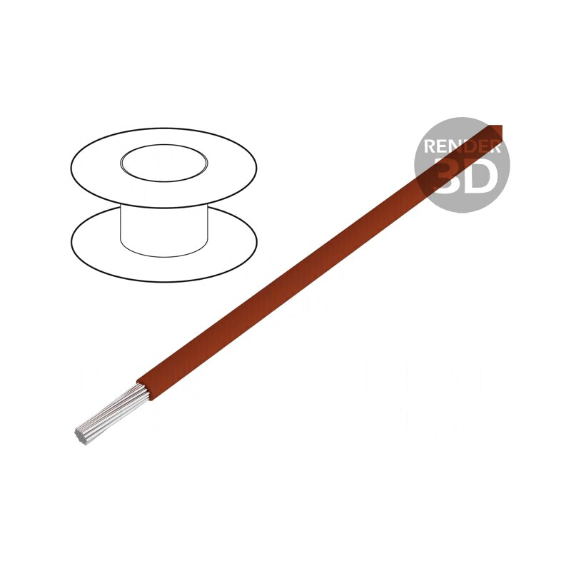 Cablu EcoGen EcoWire Hook-Up Wire 28AWG Maro | Electronic-mag.ro | Componente Electronice
