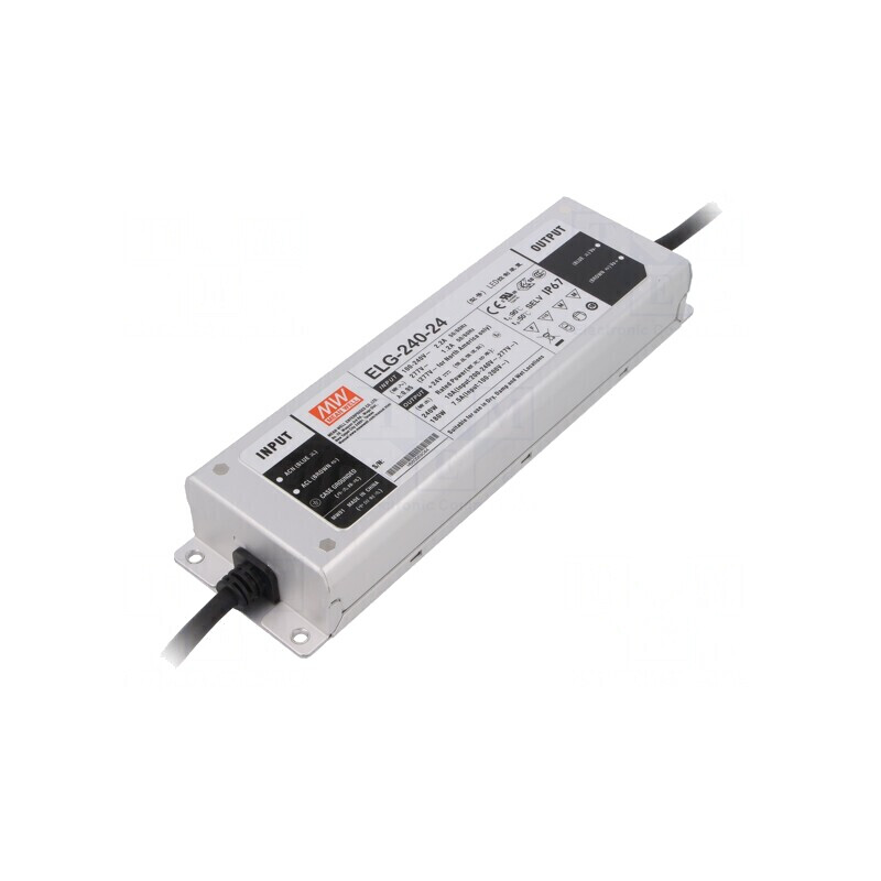 Alimentator LED 240W 24V 10A IP67 | Electronic-mag.ro | Componente Electronice