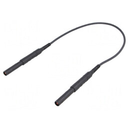 Cablu de măsurare 6kV 16A 0,5m negru HSPL AWG16 | Electronic-mag.ro | Componente Electronice