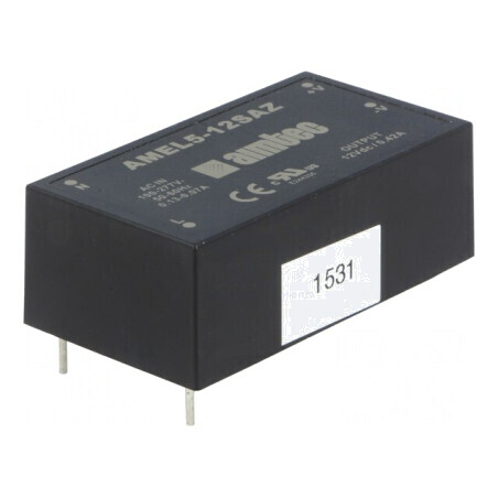 Convertor AC/DC 5W 12VDC AMEL5-12SAZ | Electronic-mag.ro | Componente Electronice