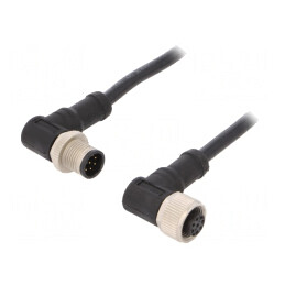 Cablu senzori/automatizări 8 PIN M12-M12 1m | Electronic-mag.ro | Componente Electronice