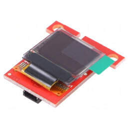 Afișaj LCD Qwiic 3.3V I2C Albastru 0.66"