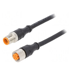 Cablu de conectare M12 5 PIN 2m IP67 60VAC 4A | Electronic-mag.ro | Componente Electronice