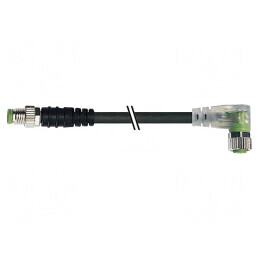 Cablu de Conectare M8 3PIN 2m Mufă 4A IP67