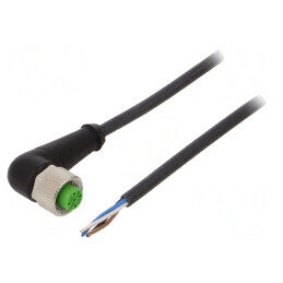Cablu de conectare M12 5m Negru 4 PIN | Electronic-mag.ro | Componente Electronice