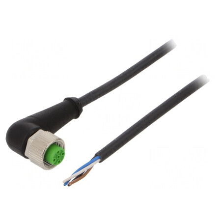 Cablu de conectare M12 5m Negru 4 PIN | Electronic-mag.ro | Componente Electronice