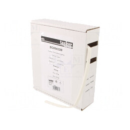 Manşon termocontractabil alb 6,4mm x 5m | Electronic-mag.ro | Componente Electronice