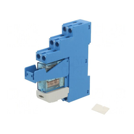 Releu intermediar SPDT 24VDC 16A pentru șină DIN | Electronic-mag.ro | Componente Electronice