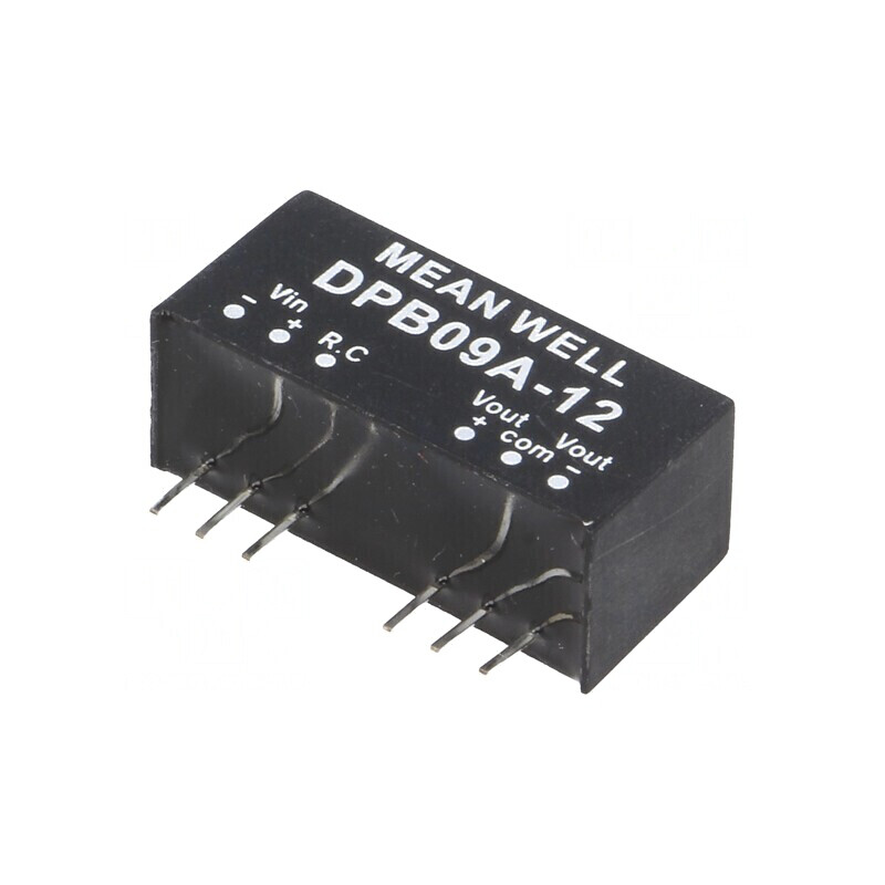 Convertor DC/DC 9W 9-18V la 12V/-12V SIP8 DPB09A-12 | Electronic-mag.ro | Componente Electronice