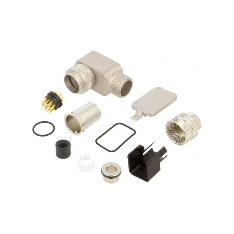 Conector M16 mufă tată cablu unghi 90° IP67 | Electronic-mag.ro | Componente Electronice Conector M16 mufă tată cablu unghi 90° IP67 | Electronic-mag.ro | Componente Electronice