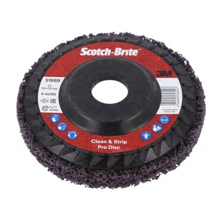 Disc de lustruit Scotch-Brite 115mm 22mm | Electronic-mag.ro | Componente Electronice