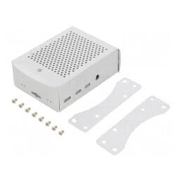 Carcasă Aluminiu pentru Raspberry Pi 4 B | Electronic-mag.ro | Componente Electronice