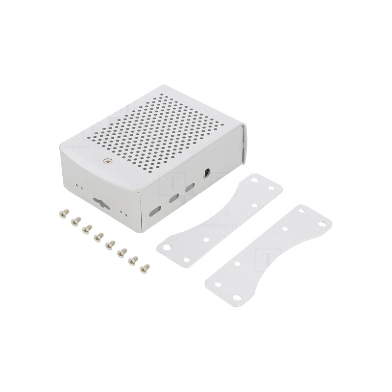 Carcasă Aluminiu pentru Raspberry Pi 4 B | Electronic-mag.ro | Componente Electronice