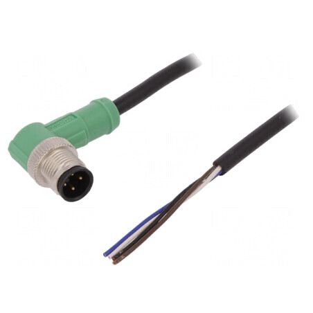 Cablu de conectare M12 4 pini 10m PVC | Electronic-mag.ro | Componente Electronice