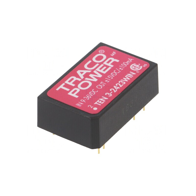 Convertor DC/DC 3W 9-36V la ±15V DIP24 | Electronic-mag.ro | Componente Electronice