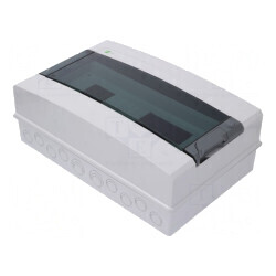 Carcasă Aparatură Modulară IP65 Gri Deschis 18 | Electronic-mag.ro | Componente Electronice