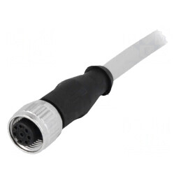 Mufă M12 8-PIN CANopen 2m Drept | Electronic-mag.ro | Componente Electronice