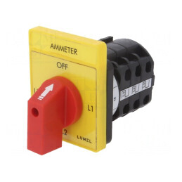 Comutator cu Came pentru Ampermetre 16A 4 Pozitii | Electronic-mag.ro | Componente Electronice