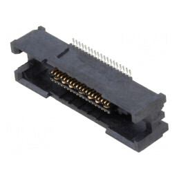 Conector: PCB-PCB | tată | PIN: 38 | 0,64mm | MICTOR | aurit | SMT | soclu | 2-5767004-2