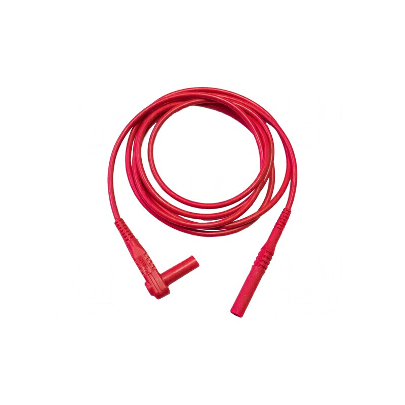 Cablu de măsurare 20A izolat 1kV 0,61m roșu | Electronic-mag.ro | Componente Electronice