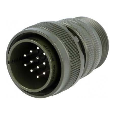 Conector circular din aluminiu 20 MS/DS  | Electronic-mag.ro | Componente Electronice