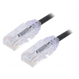 Patch Cord Negru 5m Cat6 UTP LSZH | Electronic-mag.ro | Componente Electronice