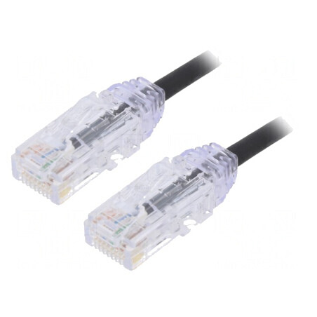 Patch Cord Negru 5m Cat6 UTP LSZH | Electronic-mag.ro | Componente Electronice