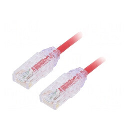 Patch cord U/UTP CAT6 5m Roșu