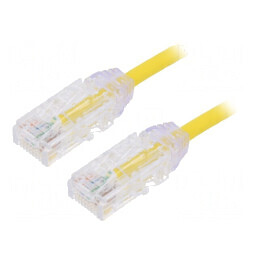 Patch cord galben 5m UTP 6 LSZH 28AWG | Electronic-mag.ro | Componente Electronice