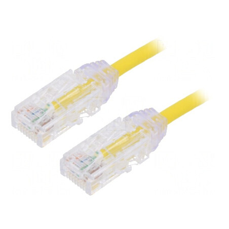 Patch cord galben 5m UTP 6 LSZH 28AWG | Electronic-mag.ro | Componente Electronice