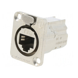 Conector Panou Cat6a Ecranat Feedthrough | Electronic-mag.ro | Componente Electronice