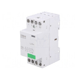 Contactor 4-polar 25A 24V NC NO x3