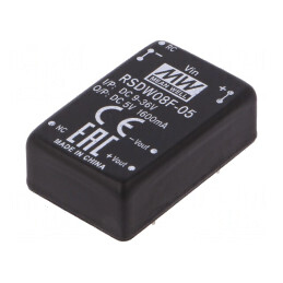 Convertor DC-DC 8W 9-36V la 5V 1600mA DIP24 | Electronic-mag.ro | Componente Electronice