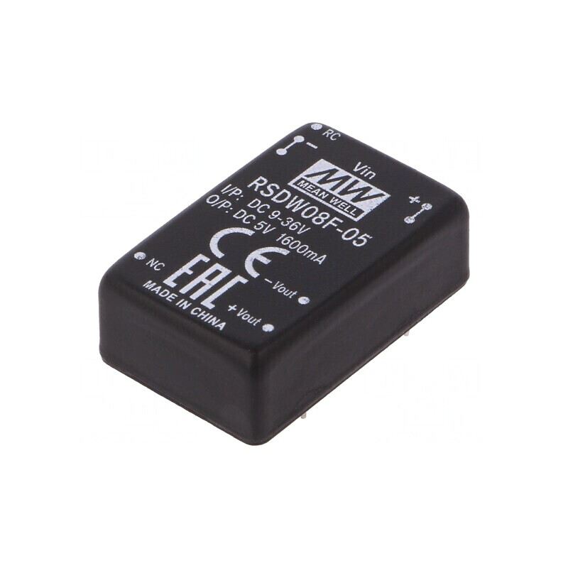 Convertor DC-DC 8W 9-36V la 5V 1600mA DIP24 | Electronic-mag.ro | Componente Electronice