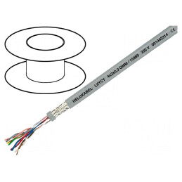 Cablu transmitere date gri LifYCY 18x2x0.2mm2