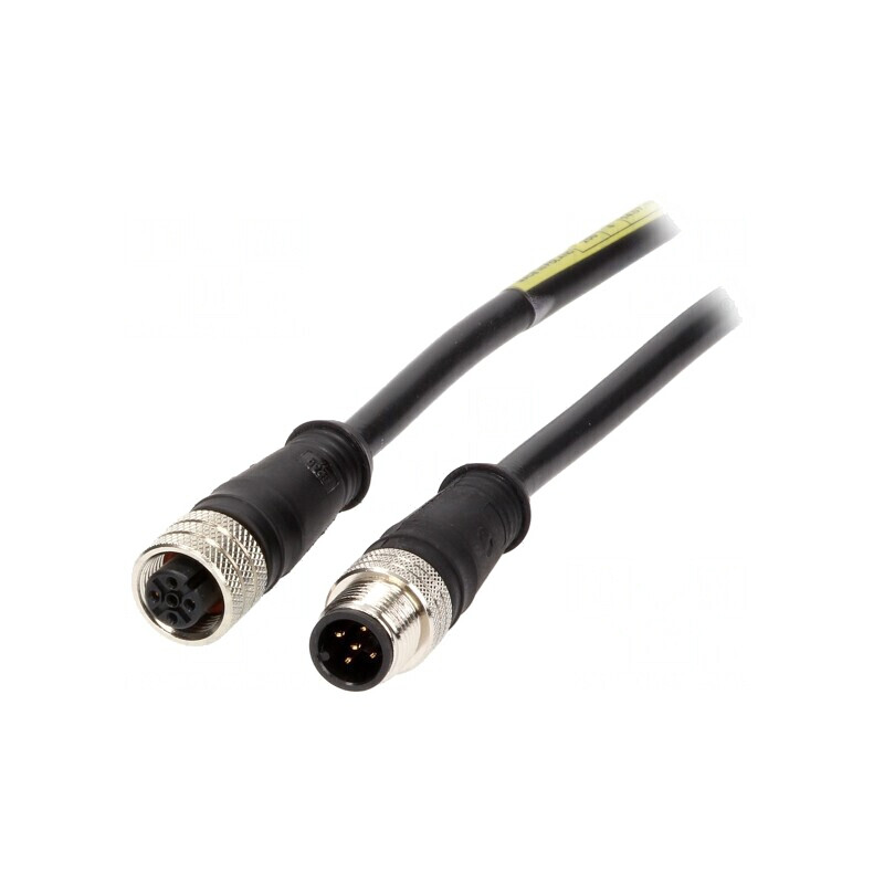 Cablu Senzori Automatizări M12-M12 5m | Electronic-mag.ro | Componente Electronice