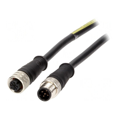 Cablu Senzori Automatizări M12-M12 5m | Electronic-mag.ro | Componente Electronice