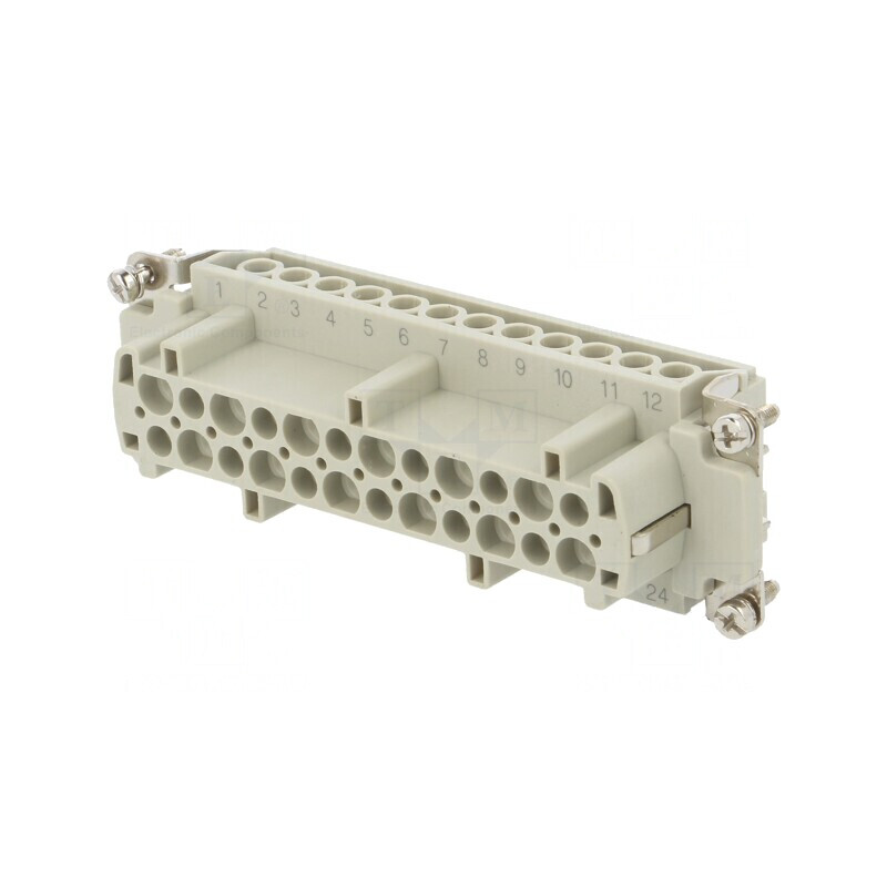 Conector HDC Inserturi Mamă 24 PE 16A | Electronic-mag.ro | Componente Electronice