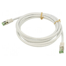 Patch Cord S/FTP Cat 8.1 Cu LSZH Gri 10m 26AWG | Electronic-mag.ro | Componente Electronice
