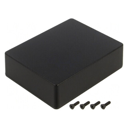 Carcasă universală aluminiu IP65 94x119x34mm 1590WBBBK | Electronic-mag.ro | Componente Electronice