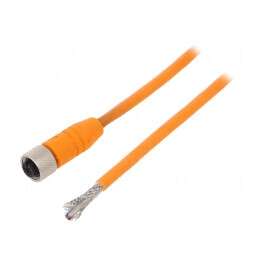 Cablu de Conectare M12 4 Pin 5m 240VAC 4A IP67 | Electronic-mag.ro | Componente Electronice
