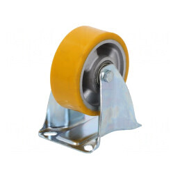 Roată de Transport Rigidă 100mm 200kg ALPU | Electronic-mag.ro | Componente Electronice