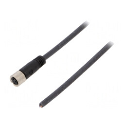 Cablu de conectare M8 PIN 3 drept 10m 60VAC 4A | Electronic-mag.ro | Componente Electronice